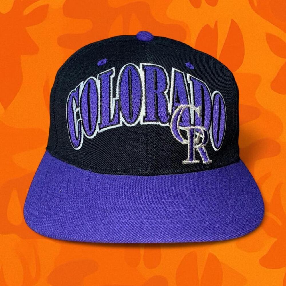 Vintage 90s Colorado Rockies Starter Snapback Hat